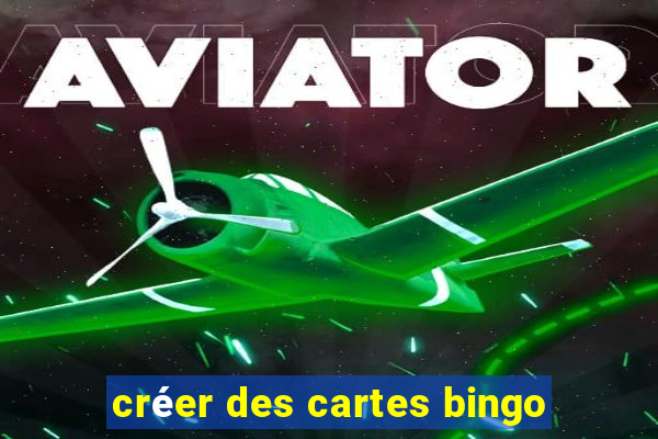 créer des cartes bingo