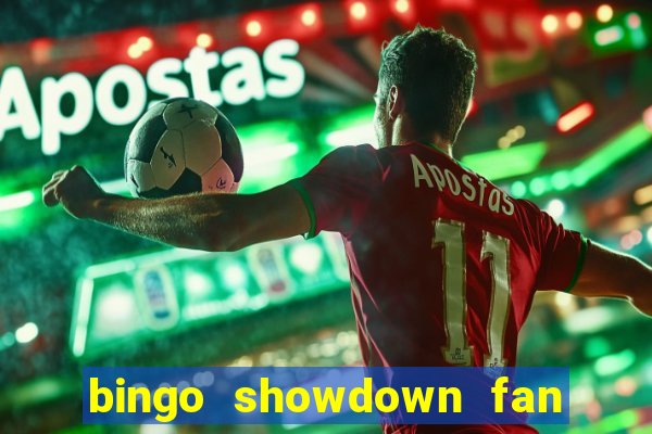 bingo showdown fan page freebies