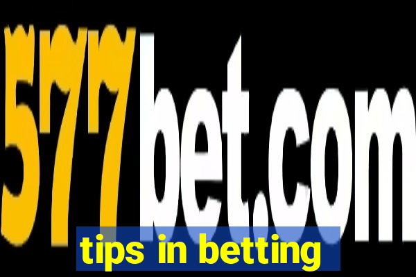 tips in betting