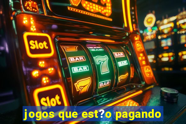 jogos que est?o pagando