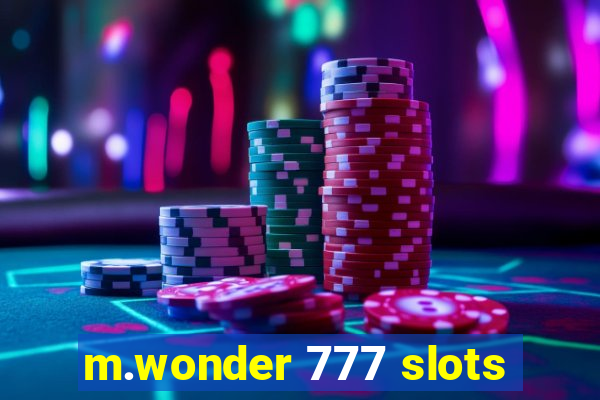 m.wonder 777 slots