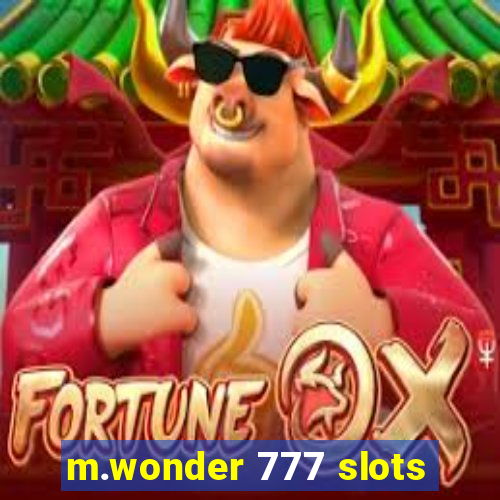 m.wonder 777 slots