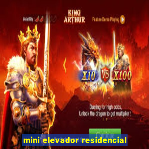 mini elevador residencial