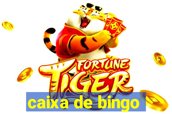 caixa de bingo