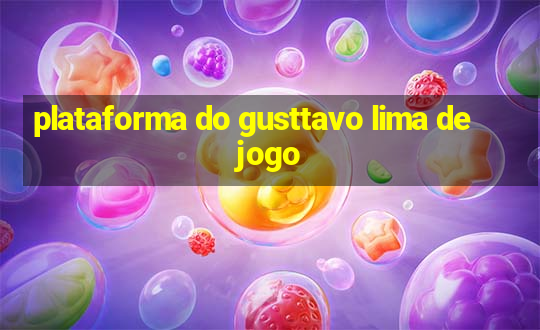 plataforma do gusttavo lima de jogo