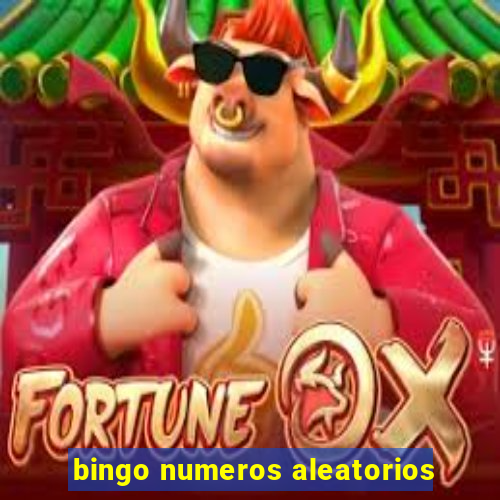 bingo numeros aleatorios