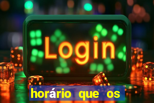 horário que os slots pagam