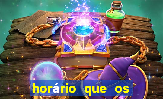 horário que os slots pagam