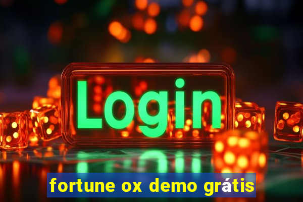 fortune ox demo grátis