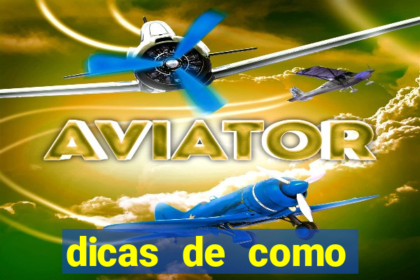 dicas de como jogar aviator