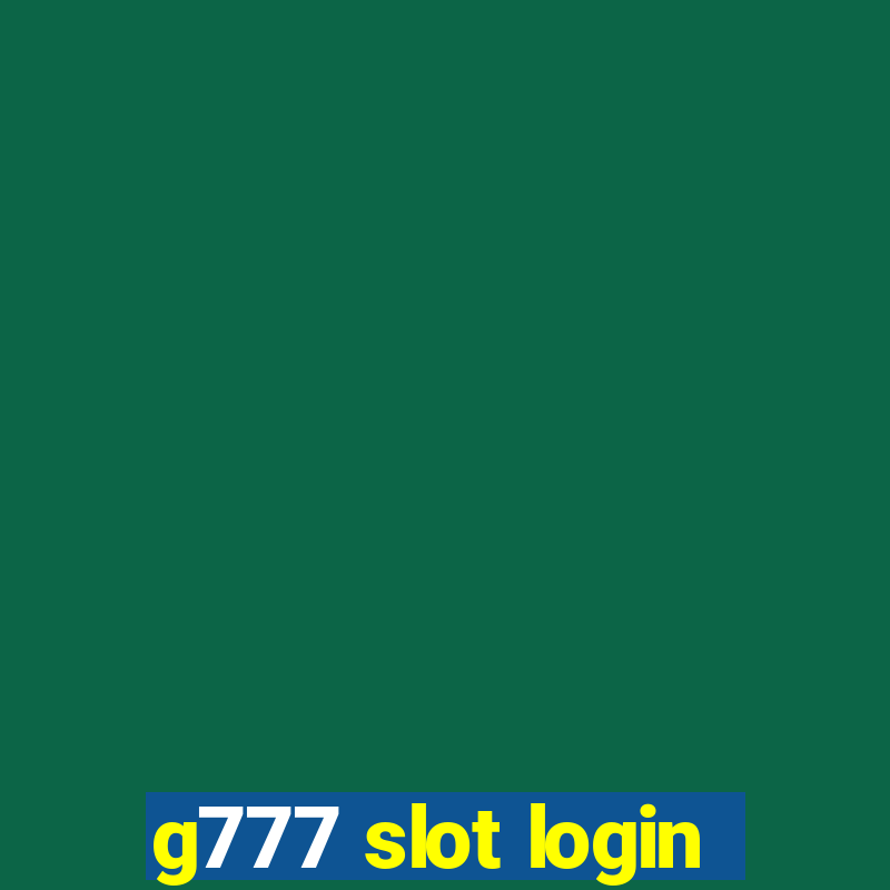 g777 slot login