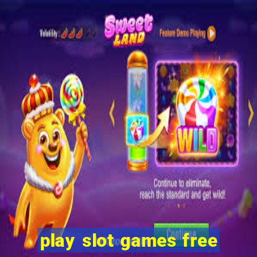 play slot games free