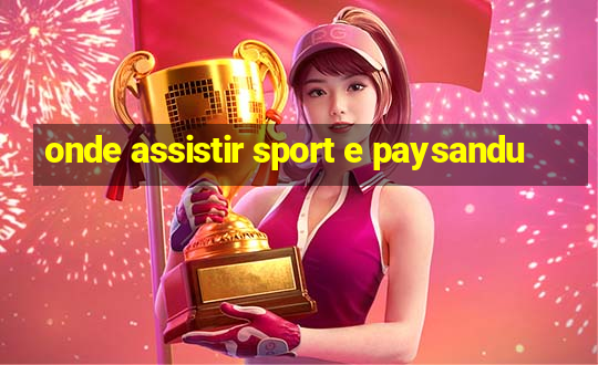 onde assistir sport e paysandu